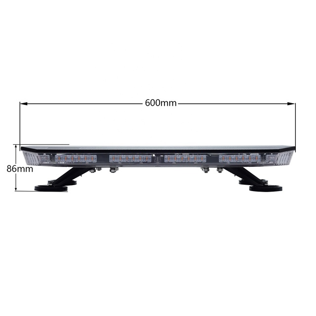 Hot Sell LED Roof Top Strobe Light bar IP67 Emergency Warning Light Bar 60cmSafety Flashing Mini Bar for Truck Snow Plow Vehicle