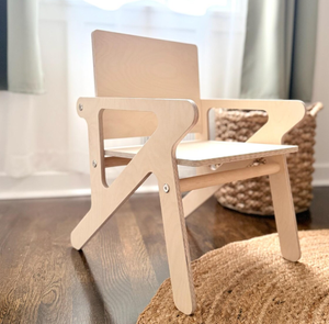 Silla Montessori <span class=keywords><strong>de</strong></span> Madera Contrachapada Estable <span class=keywords><strong>para</strong></span> Niños Pequeños, Sillón Ergonómico <span class=keywords><strong>para</strong></span> Niños, Diseño Plegable, Fácil <span class=keywords><strong>de</strong></span> Montar, Muebles <span class=keywords><strong>de</strong></span> Madera <span class=keywords><strong>para</strong></span> Preescolar - Product Image 1