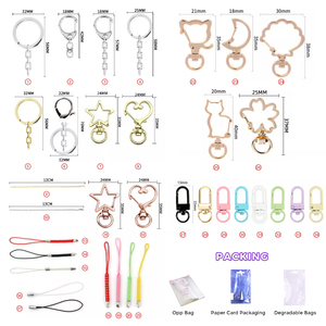 Portachiavi in Acrilico Ecologico con Charm <span class=keywords><strong>Anime</strong></span>, Portachiavi Personalizzato in Plastica con Stampa <span class=keywords><strong>Anime</strong></span> - Product Image 5