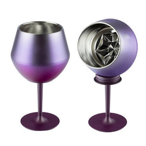 Bicchieri da Vino Infrangibili da 14oz con Coperchio, Calici da Vino Senza Stelo Isolati per Esterni - Product Image 1