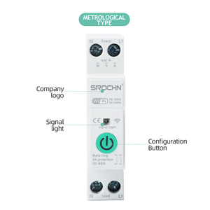 Wifi thông minh chuyển đổi MCB 40A 1P + N điều khiển từ xa mini đồng hộ gia đình ngắt mạch ứng dụng công nghiệp 6kA phá vỡ Công suất - Product Image 3