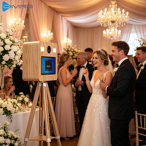 Cabina Fotografica Portatile in Legno Vintage per Matrimoni <span class=keywords><strong>a</strong></span> Prezzo di Fabbrica, <span class=keywords><strong>Macchina</strong></span> Fotografica Retrò 360° per Matrimoni - Product Image 1