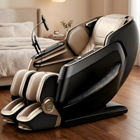 YS-C67 Fauteuil inclinable électrique de luxe 4D à gravité zéro avec chauffage Shiatsu, détection corporelle intelligente, commande vocale IA, portable et pliable