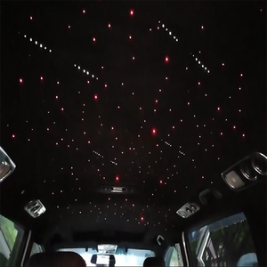 Lumière de plafond LED à fibres optiques 12W avec application et télécommande, effet ciel étoilé + lumière de toit de voiture 3W effet météore, double tête à effet scintillant - Product Image 5