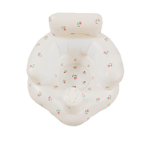 Silla Inflable Portátil de PVC Moderna y Personalizada para Bebés, Asientos de Piso para Sentarse - Product Image 1