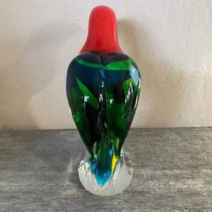 Tiny Glass World - Escultura Artística de Pareja de Loros en Vidrio Soplado a Mano, Florero de Cristal Contemporáneo para Mesa, Ecológico, para Bodas y Cumpleaños - Product Image 3
