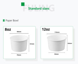 FULINGWholesale Disposable <strong>Paper</strong> <strong>Cup</strong>, Take Out Kraft <strong>Paper</strong> Food Container, Eco Friendly <strong>Paper</strong> Salad Bowl With Lids - Product Image 5