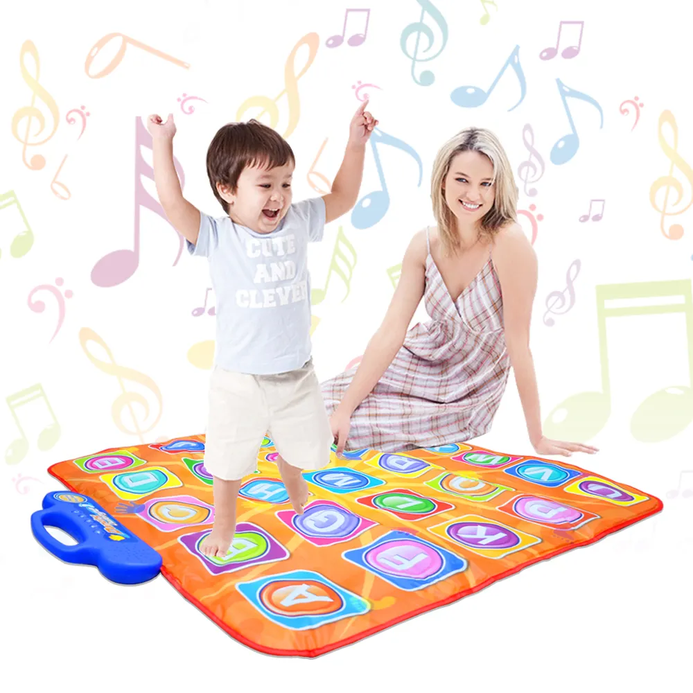 Clavier de piano musical pour enfants de 3 ans et plus Compétition jusqu'au niveau 5 Light Up usb electronic challenge dancing Mat # ML2 //