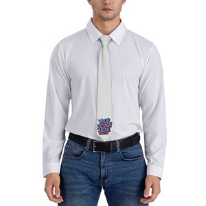 <span class=keywords><strong>Cravatte</strong></span> in Seta da Uomo Personalizzate di Alta Qualità con Stampa del Segno Shaka, Abbinabili a Completi, alla Moda, Stampa su Richiesta per Feste - Product Image 5