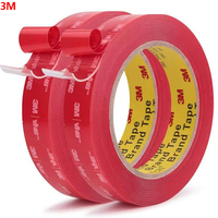 Pita Perekat Dua Sisi VHB 4910 Asli 1.0mm 3m Gulungan 10mm X 3m 4910 Pita Perekat Akrilik untuk Pita Tahan Suhu Tinggi 3m