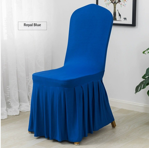 Sarung Kursi Benang Berkualitas Tinggi, Elastis, Tahan Aus, Kuat, Perlengkapan Pernikahan, Dekorasi Aula Perjamuan Pernikahan - Product Image 1