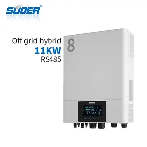 Nouvel onduleur solaire hybride intelligent 48V 8000w à onde sinusoïdale pure 8kw pour le marché allemand