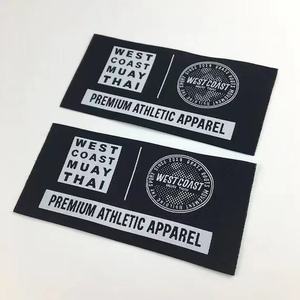 Étiquettes tissées personnalisées pour vêtements, étiquettes damassées privées haute densité - Product Image 6