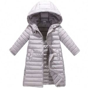 Chaqueta de invierno JACKETOWN para niñas, abrigo con capucha cálido, parka de plumón para niños, ropa de abrigo. - Product Image 3
