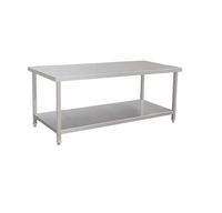 Table de travail en acier inoxydable, présentoir, banc de travail