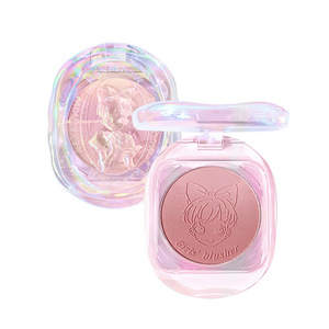 Paleta de mejillas de rubor Rosa kakashow, cambio gradual mate para chicas <span class=keywords><strong>adolescentes</strong></span>, tono púrpura, resaltado, brillo fino, rubor de <span class=keywords><strong>maquillaje</strong></span> Natural - Product Image 3