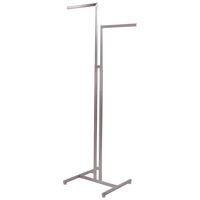 Étagère de magasin pour femmes, support en fer, acier réglable, 2 voies, présentoir de vêtements en métal pour magasin de vêtements