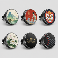 Diffuseur de parfum pour voiture de luxe personnalisé, clip de ventilation en métal, aromathérapie pour décoration intérieure, logo personnalisé, vente en gros OEM