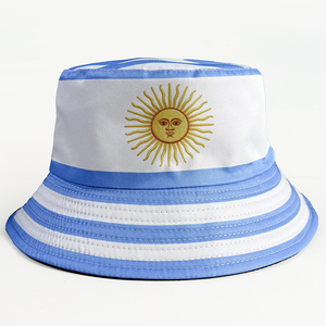 Gorra de Pescador Personalizada con la Bandera de la Selección Nacional de Fútbol, <span class=keywords><strong>Baloncesto</strong></span>, Copa <span class=keywords><strong>Argentina</strong></span>, Club Deportivo, para Aficionados - Product Image 6