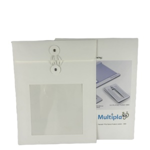 Personnalisé <span class=keywords><strong>A4</strong></span> A3 papier kraft fenêtre transparente chaîne noire blanc Document porte-fichier enveloppes <span class=keywords><strong>pour</strong></span> carte de visite lettre Document - Product Image 1