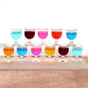 Lo más nuevo, casa de muñecas a escala 1:6 1:12, comida de simulación en miniatura, mini vaso de cerveza, copa de <span class=keywords><strong>vino</strong></span> tinto, juguete para casa de muñecas, accesorios - Product Image 4