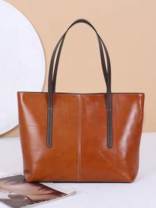 Bolso Boston de cuero multicolor, estilo de moda simple y versátil - Product Image 6