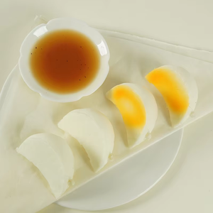 PU Slow-Rebound Dumpling Charm <b>Squishy</b> Stress-Relief Toy Shape Realistic Food Simulation Fried Pastry Props Individually - Product Image 1