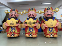 Ballon gonflable Dieu de la richesse pour la décoration du festival chinois Fortune Symbolisant Dieu de la Fortune Dieu de la Fortune gonflable