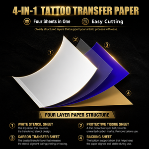 100 pièces <span class=keywords><strong>papier</strong></span> de transfert de <span class=keywords><strong>tatouage</strong></span> artiste à main levée copieur thermique pochoir papiers <span class=keywords><strong>pour</strong></span> fournitures de Machine de transfert de <span class=keywords><strong>tatouage</strong></span> - Product Image 6