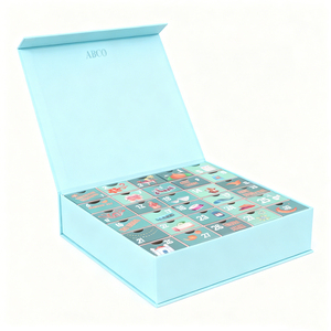 Boîte <span class=keywords><strong>de</strong></span> <span class=keywords><strong>calendrier</strong></span> <span class=keywords><strong>de</strong></span> <span class=keywords><strong>l</strong></span>'<span class=keywords><strong>avent</strong></span> <span class=keywords><strong>de</strong></span> Noë<span class=keywords><strong>l</strong></span> vide en papier, personnalisable, recyclable, gaufrée, pour <span class=keywords><strong>femme</strong></span>, compte à rebours <span class=keywords><strong>de</strong></span> 24 jours, cosmétiques, maquillage, beauté - Product Image 4