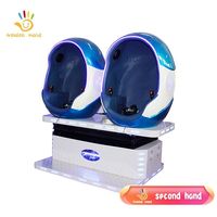 Chaise Egg de réalité virtuelle 9D d'occasion bon marché Cinéma pour 2 joueurs Sièges dynamiques Expérience amusante