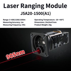 Sensor de Telémetro Láser de Largo Alcance ODM, Módulo de Telémetro Láser UART TTL 3.3V 905nm para Dispositivos Portátiles - Product Image 2