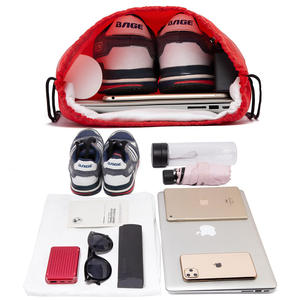 กระเป๋าเป้สะพายหลังแบบมีซิป Oxford 210D โพลีเอสเตอร์ พร้อมหูหิ้วเชือก สำหรับกีฬา ออกกำลังกาย ใช้สำหรับโฆษณา สกรีนโลโก้ได้ สีตามสั่ง ขนาดกลาง - Product Image 6