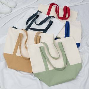 Bolsas de Tela de Algodón Ecológicas Personalizadas con Logotipo, Bolsas de Compras de Calicó con Bolsillo - Product Image 5