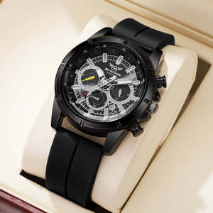 Lot de 5 Ensembles de Montres Vertes Tendance pour Hommes, Montre Quartz de Luxe pour Hommes avec Bracelets - Product Image 4