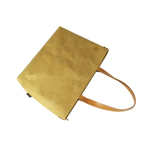 Bolsa de papel lavable Kraft práctica resistente a desgarros para compras - Product Image 5