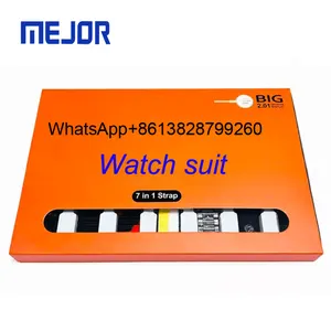 Metal Strap 49mm Big display smartwatch S100 infinite Usb bracelet 7 pro max suit smart watch 7in1