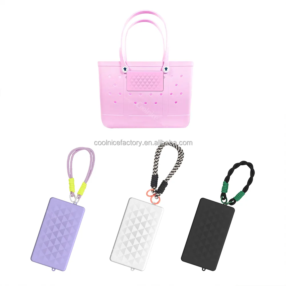 Fabriek Draagbare Strandtas Accessoires Rits Waterdichte Reis Opslag Voor Vrouwen Kid Geschenken Siliconen Cosmetische Mini Tas