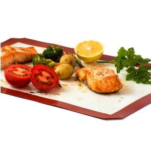 Tapis de cuisson en silicone perforé RAYBIN, antiadhésif, qualité alimentaire, sans BPA, pour pâtisserie, macarons, biscuits, pizza - Product Image 6