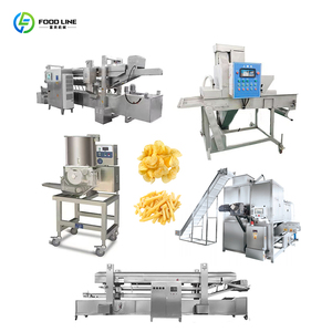 Ligne de production entièrement automatique de frites surgelées industrielles, machine à fabriquer des chips de manioc frais et des chips de pommes de terre - Product Image 6