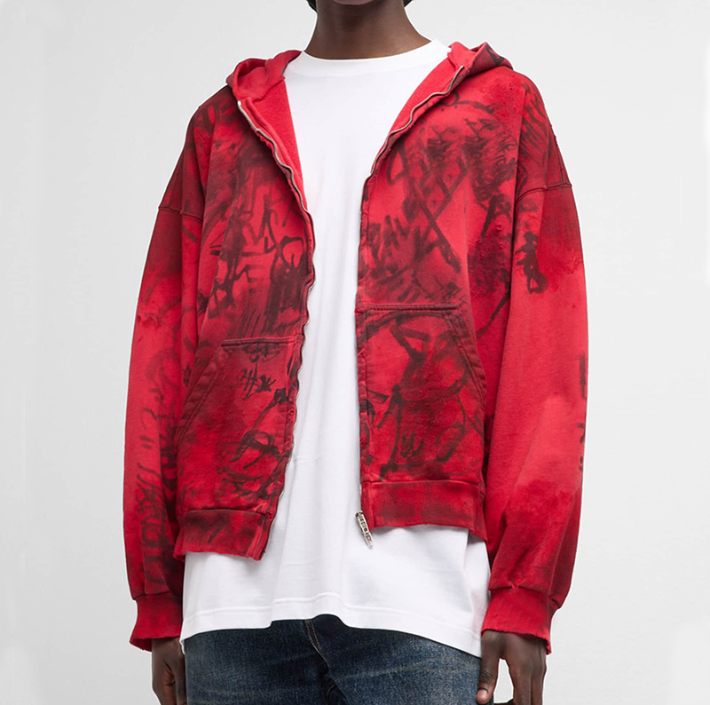 Custom Graffiti Hoodies - Vintage Streetwear Fashion