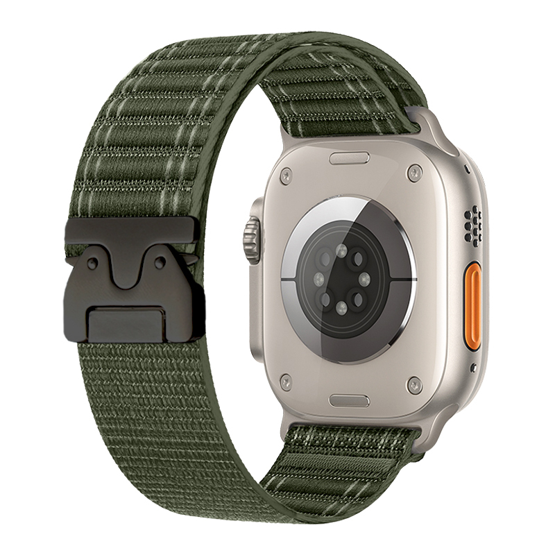 Verde militare + Fibbia nera