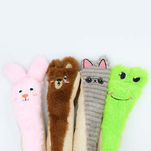 Jouet pour chat interactif moderne en peluche écologique avec plumes et herbe à chat pour chatons - Jouer et mâcher - Product Image 5