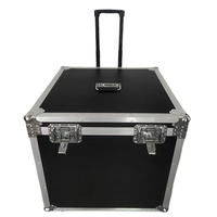 Étui de transport professionnel personnalisé pour équipement de DJ, résistant aux chocs, doublure, logo pris en charge, transport aérien, étui à outils portable en PP