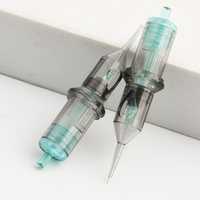 Aiguilles de tatouage universelles stérilisées professionnelles 0,18/0,2/0,3 mm Pointes longues Cartouches de machine à tatouer PMU