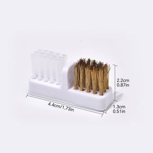 Brass Copper Wire Nail <b>Drill</b> Bit Cleaning Brush <b>Mini</b> Efile Dust Remover Brush for Manicure <b>Drill</b> Bits - Product Image 2