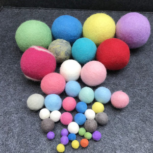 Boules de séchage 100% <span class=keywords><strong>laine</strong></span> - Taille personnalisée et plus de 100 couleurs - Utilisation domestique - Séchage toutes saisons - Product Image 2
