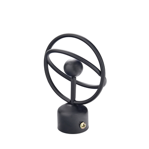Embouts décoratifs traditionnels de luxe en fer forgé pour tringles à rideaux, pour tringles de 28 mm - Product Image 5
