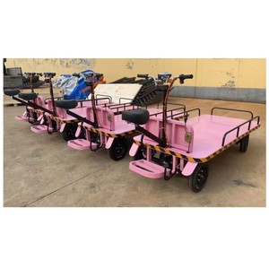 Farm Using Electric Transport Platform Hand Cargo <b>Trolley</b> for Mobile Flat Truckpowered Logistics <b>Tools</b> Electric <b>Trolley</b> for - Product Image 6