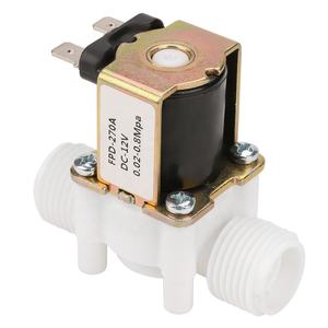 DC 12V/24V G1/2 FPD-270A plastik elektrik giriş Solenoid su vanası için çamaşır makineleri su dağıtıcılar bahçe spreyler 220V - Product Image 2